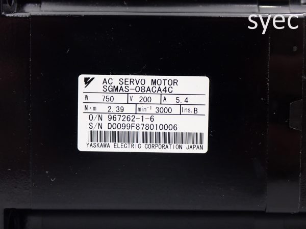 YASKAWA MOTOR SGMAS-08ACA4C - Image 4