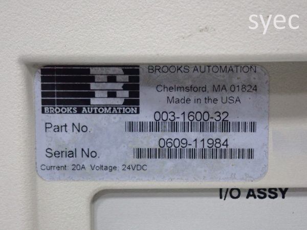 BROOKS AUTOMATION  ROBOT 003-1600-32 AS-IS：圖片 4
