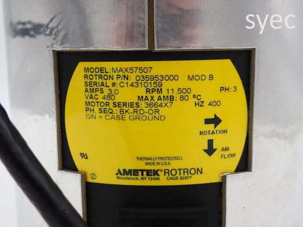 AMETEK FAN MAX57507：圖片 4