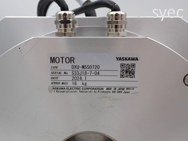 YASKAWA MOTOR DXU-MSS0720 WITH ENC UNIT AS-IS：圖片 4