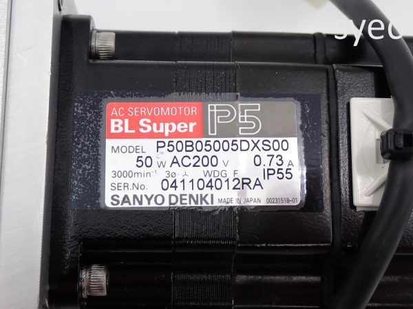 SANYO DENKI MOTOR P50B05005DXS00 WITH GEAR AS-IS：圖片 4