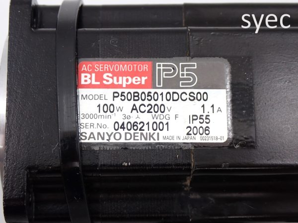 SANYO DENKI MOTOR P50B05010DCS00 AS-IS - Image 5