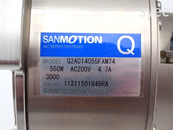 SANYO DENKI MOTOR Q2AC14055FXM74 - 画像 (4)