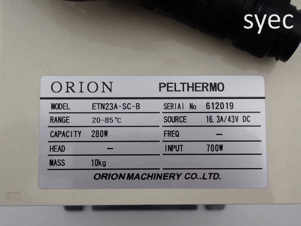 ORION CHILLER ETN23A-SC-B：圖片 5